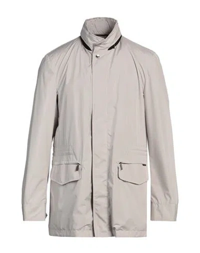 Moorer Man Jacket Light Grey Size 40 Polyester, Polyamide