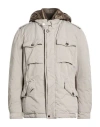 Moorer Man Jacket Light Grey Size 48 Polyester, Polyamide In Gray