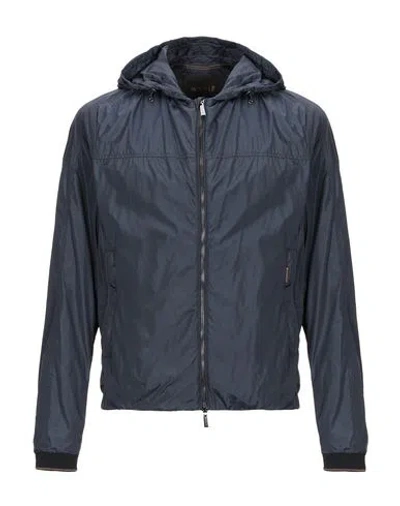 Moorer Man Jacket Midnight Blue Size 36 Polyamide In Blue
