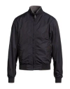 Moorer Man Jacket Midnight Blue Size 38 Polyester, Polyamide, Elastane In Black