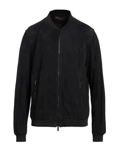 Moorer Man Jacket Midnight Blue Size 44 Leather