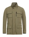 Moorer Man Jacket Military Green Size 36 Polyamide, Polyurethane
