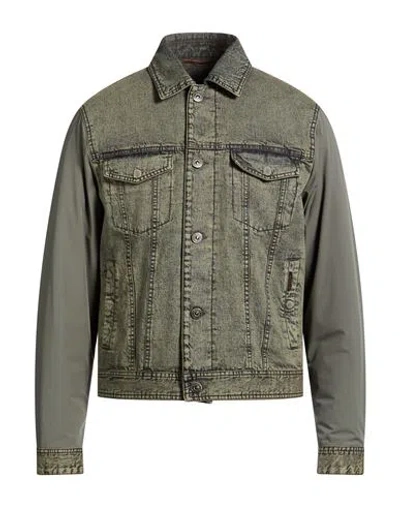Moorer Man Jacket Military Green Size 38 Cotton