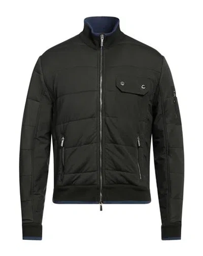 Moorer Man Jacket Military Green Size 44 Polyester, Elastane
