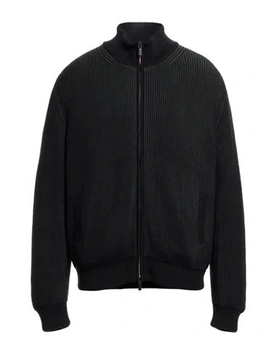 Moorer Man Jacket Military Green Size 48 Virgin Wool In Black