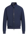 Moorer Man Jacket Navy Size 36 Polyamide, Polyurethane In Blue