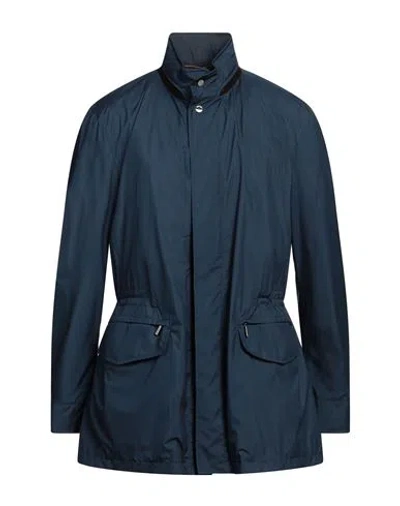 Moorer Man Jacket Navy Size 38 Polyester, Polyamide