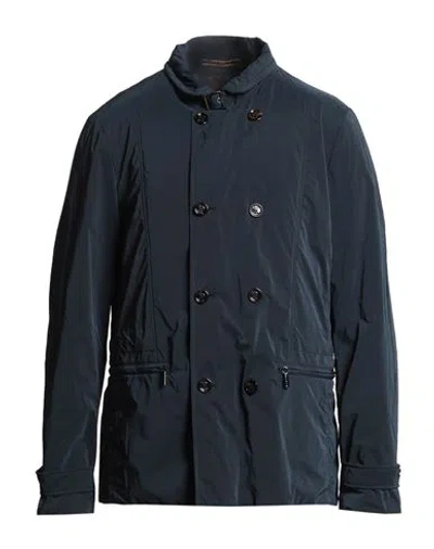 Moorer Man Jacket Navy Size 46 Polyester, Polyamide In Blue