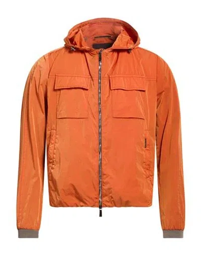 Moorer Man Jacket Orange Size 36 Polyamide