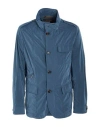 Moorer Man Jacket Slate Blue Size 40 Polyamide, Polyester