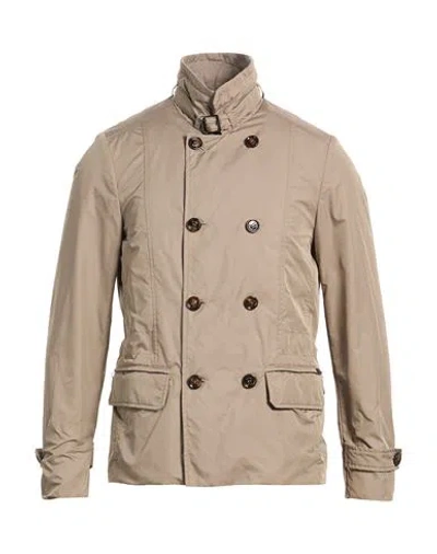Moorer Man Jacket Taupe Size 34 Polyester In Brown