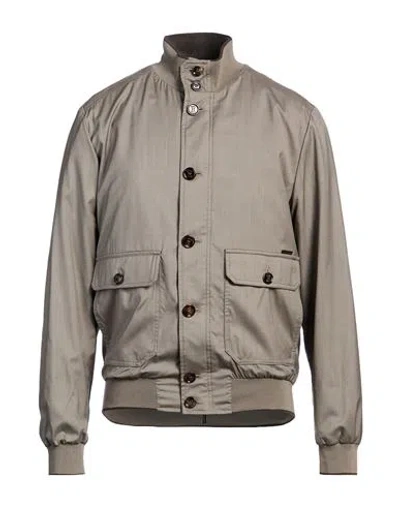MOORER MOORER MAN JACKET TAUPE SIZE 48 POLYAMIDE, POLYESTER