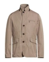 Moorer Man Jacket Taupe Size 48 Polyester In Brown