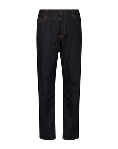 Moorer Man Jeans Black Size 38 Cotton, Elastane