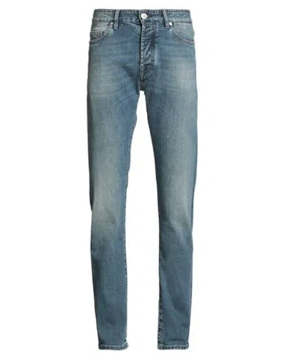 Moorer Man Jeans Blue Size 28 Cotton, Polyester, Elastane
