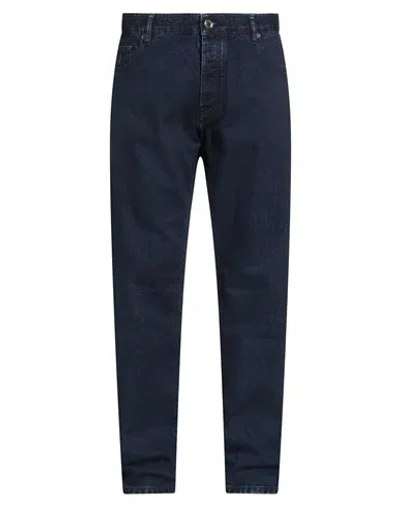 Moorer Man Jeans Blue Size 30 Cotton, Elastane
