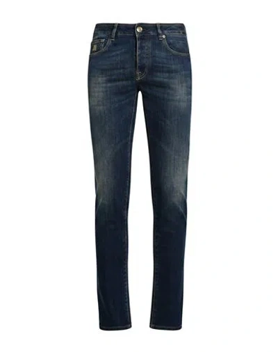 Moorer Man Jeans Blue Size 30 Cotton, Elastane