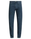 Moorer Man Jeans Blue Size 33 Cotton, Elastane In Blue