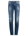 Moorer Man Jeans Blue Size 33 Cotton, Polyester, Elastane In Multi