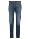 Moorer Man Jeans Blue Size 34 Cotton, Polyurethane, Elastane In Blue