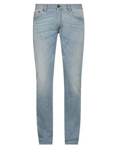 Moorer Man Jeans Blue Size 34 Cotton, Polyurethane, Elastane