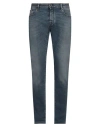 Moorer Man Jeans Blue Size 34 Cotton, Polyurethane, Elastane In Blue