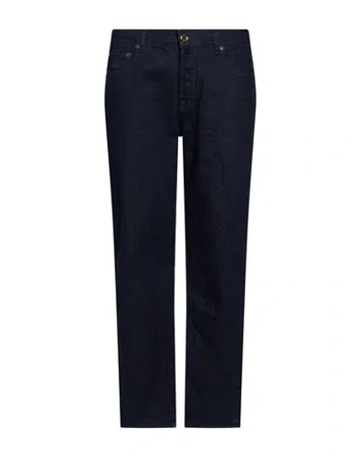 Moorer Man Jeans Blue Size 36 Cotton, Elastane
