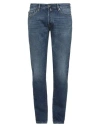 Moorer Man Jeans Blue Size 34 Cotton, Polyurethane, Elastane In Blue