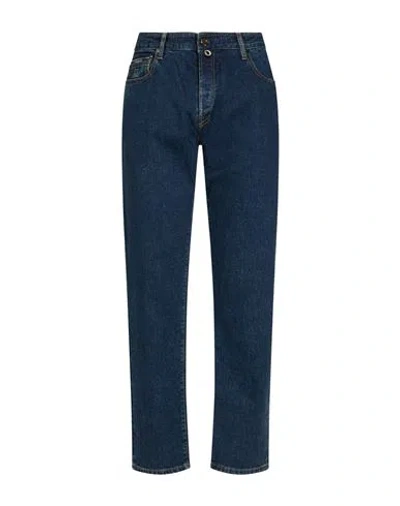 Moorer Man Jeans Blue Size 42 Cotton, Elastane