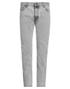 Moorer Man Jeans Light Grey Size 35 Cotton In Gray