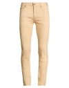 Moorer Man Jeans Sand Size 33 Polyester, Polyamide In Beige