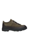 Moorer Man Lace-up Shoes Military Green Size 8 Leather