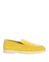 Moorer Man Loafers Yellow Size 9 Leather