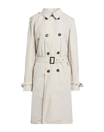 Moorer Man Overcoat & Trench Coat Beige Size 38 Polyester In Sand