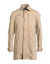 Moorer Man Overcoat & Trench Coat Beige Size 40 Cotton, Silk In Neutral