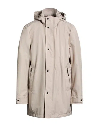 Moorer Man Overcoat & Trench Coat Beige Size 44 Polyamide, Polyester In Brown