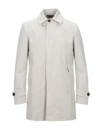 Moorer Man Overcoat & Trench Coat Beige Size 42 Cotton, Polyester, Polyamide