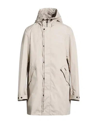 Moorer Man Overcoat & Trench Coat Beige Size 46 Cotton, Polyester In Neutral