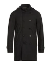 Moorer Man Overcoat & Trench Coat Black Size 34 Polyester