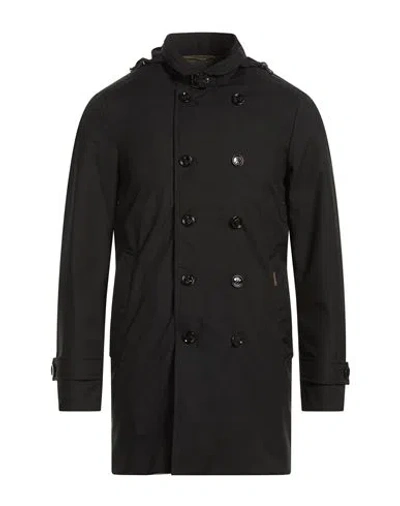 Moorer Man Overcoat & Trench Coat Black Size 34 Polyester