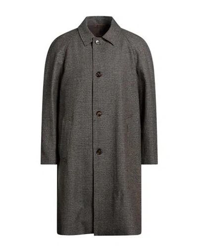 Moorer Man Overcoat & Trench Coat Brown Size 38 Virgin Wool In Gray