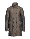 Moorer Man Overcoat & Trench Coat Dark Brown Size 42 Polyester