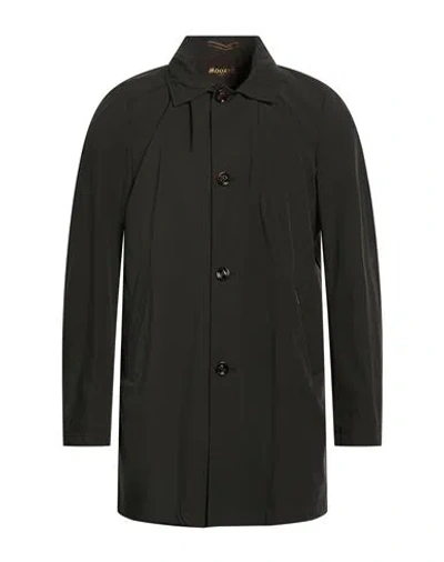 Moorer Man Overcoat & Trench Coat Dark Green Size 40 Polyamide, Polyurethane In Black