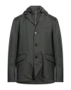Moorer Man Overcoat & Trench Coat Dark Green Size 42 Polyester In Green
