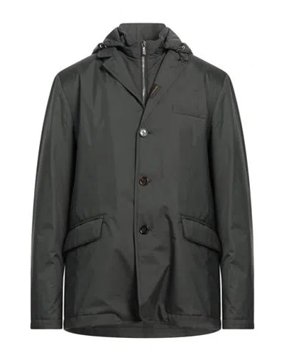Moorer Man Overcoat & Trench Coat Dark Green Size 42 Polyester