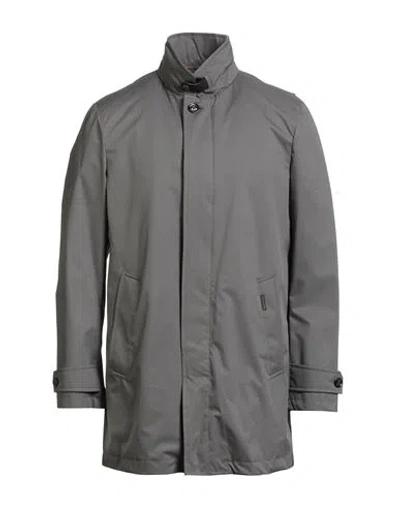 Moorer Man Overcoat & Trench Coat Grey Size 40 Polyester, Polyurethane In Gray