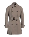 Moorer Man Overcoat & Trench Coat Grey Size 44 Cotton, Polyester In Grey