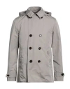 Moorer Man Overcoat & Trench Coat Grey Size 44 Polyester