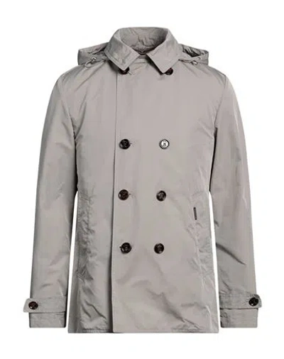 Moorer Man Overcoat & Trench Coat Grey Size 44 Polyester In Grey