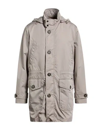 Moorer Man Overcoat & Trench Coat Grey Size 50 Polyester In Gray